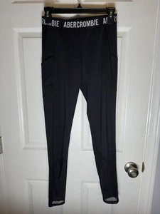 Abercrombie Kids Active Leggings Mädchen Größe 15/16 Gummibund schwarz - Bild 1 von 5