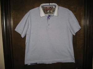 Womens Robert Graham Knowledge Wisdom Truth Polo Shirt Top Blouse Size L - Picture 1 of 4