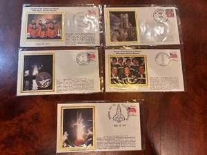 STS-67 COLORANO "SILK" 5 Hüllen März 1995 Space Shuttle Endeavour FIRST Internet - Bild 1 von 2