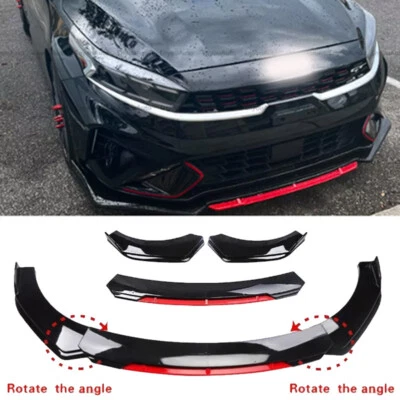 For Kia Forte Front Bumper Lip Spoiler Splitter Body Kit - Image 1 of 4