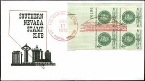 1972 Jaycees Fair Pictorial Cancel 8/17/72 Las Vegas, NV on SNSC Cachet Cover - Picture 1 of 1