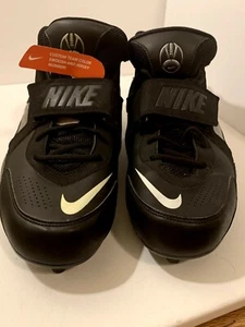 Nike cleats with tags attached 352634-011 size 12 preowned in superb condition - Picture 1 of 5