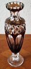 Sehr schöne dunkelrote WMF Vase - Kristallglas mit Überfang & schönem Schliff