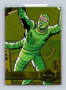 Skybox Marvel Metal Universe Spider-Man 2021 amarillo claro FX Scorpion #173 - Imagen 1 de 2
