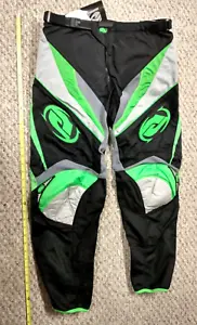 Answer Racing Ion MX Motocross Pants 36 New W Tag Never Worn Black/Green Bike - Picture 1 of 6