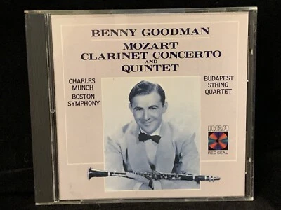 MOZART Clarinet Concerto & Quintet - BENNY GOODMAN, BUDAPEST QUT - RCA CD JAPAN - Image 1 of 4
