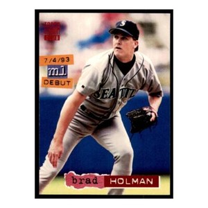 1994 Stadium Club First Day Issue #76 Brad Holman Seattle Mariners Baseball Card