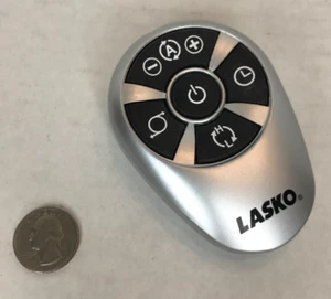 Lasko Oscillating Tower Fan 5 Button Remote Control Silver Black Genuine Tested - Picture 1 of 2