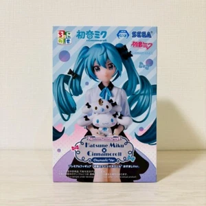 Hatsune Miku Choconose Premium Figure Cinnamoroll Osumashi SEGA Chokonose - Picture 1 of 9