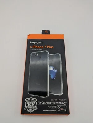Spigen iPhone 7 Plus Ultra Hybrid Phone Case Clear - New - Image 1 of 3