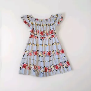 Old Navy Floral Midi Dress Plus Womens XXL Cottagecore Flowy Buttefly Sleeve - Picture 1 of 6