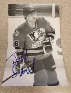 JEFF SEROWIK SIGNED CINCINNATI CYCLONES IHL HOCKEY PHOTO POSTCARD AUTOGRAPH AUTO - Picture 1 of 2