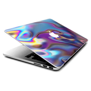 Skin Decals Wrap for MacBook Pro Retina 13" - Opalescent Resin marble oil Slick - Picture 1 of 5