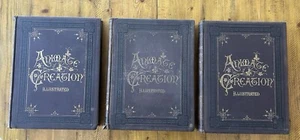 1885 1st Edition Animate Creation Illustrated Folio Books J. G. Wood  3 Volumes - Picture 1 of 23