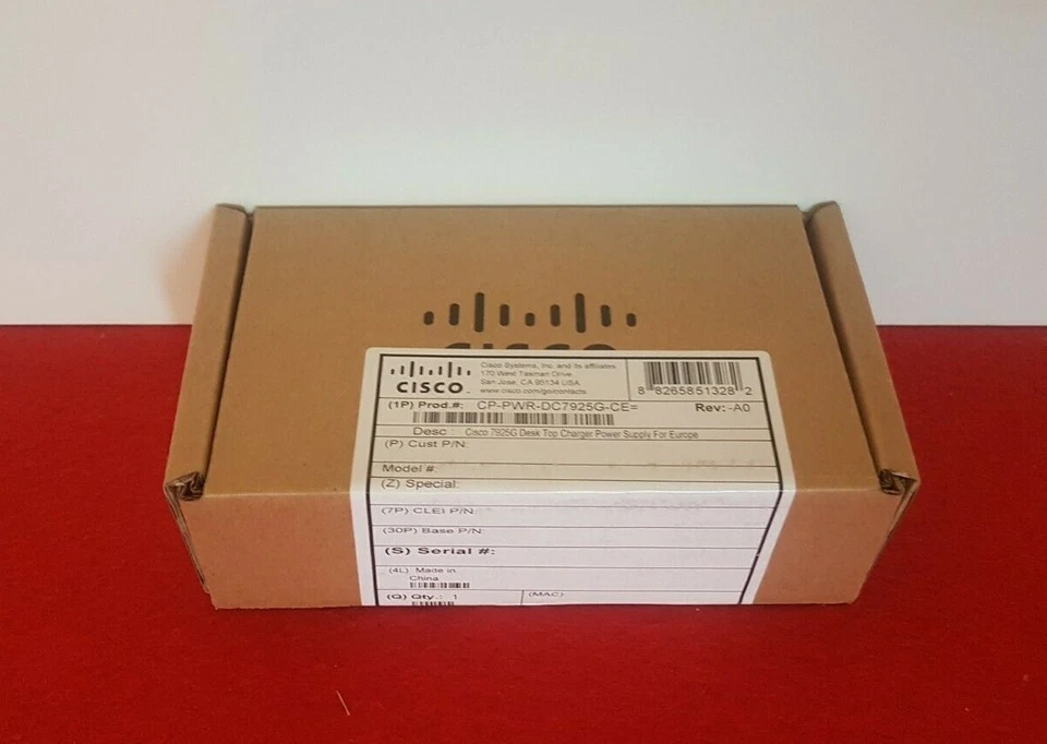Cisco CP-PWR-DC7925G-CE - 7925G Desktop Charger Power Supply - EU - Bild 1 von 1