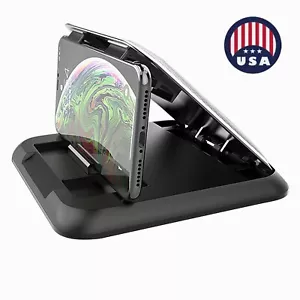 Universal Auto Car Dashboard Cell Phone Holder Bracket Mount Silicone Stand GPS - Picture 1 of 9