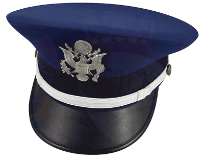 USAF service peak cap USA Air Force Officer Peaked Cap - Image 1 of 2