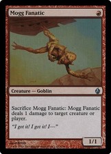 FOIL MOGG FANATIC x ~mtg NM- Premium Deck Series: Fire & Lightning Unc