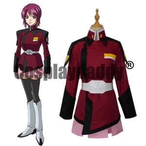 Gundam SEED Destiny Luna Lunamaria Hawke Cosplay Costume Anime ZAFT Red Uniform - Picture 1 of 5
