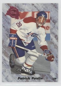 1991 Classic Draft Picks French Patrick Poulin #8 Rookie RC