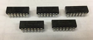 NATIONAL SEMICONDUCTOR 74LS21 DOBLE 4 ENTRADAS Y PUERTAS, DIP-14, QTY 5, DE COLECCIÓN NUEVO - Imagen 1 de 5