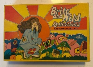 Brite and Wild Reflections Artex Paint Kit Transfers 70's art and flash - Picture 1 of 22