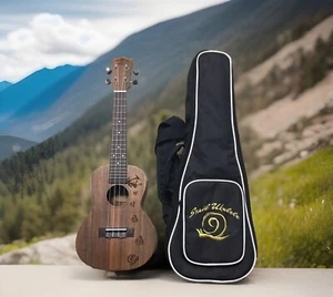Ukelele Caracol Acústico 4 Cuerdas con Correa Original Bolsa de Transporte Excelente - Imagen 1 de 7
