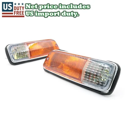 L/R Front Marker Light Lamps Set New Fit 1968-73 Nissan Datsun 521 Pickup Truck - Image 1 of 4