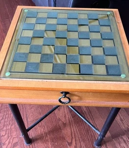 3 in 1 Game Table Chess, Checkers And Backgammon - Picture 1 of 10