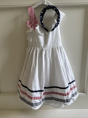 Blueber Boulevard Girls Dress 6 Fourth Of July - Image 1 of 4