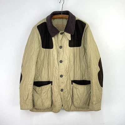 Barbour Tokito Sporting Quilt Jacket Mens XL Sand Quilted Military Hunting - Image 1 of 4