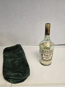 RARE Vintage Hennessy & Co Cognac Empty Bottle Clear - US ARMY OPEN MESS VHTF - Picture 1 of 15