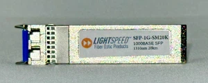 Lightspeed SFP-1G-SM20K-Small Form-factor Pluggable (SFP) transceiver-1G Etherne - Picture 1 of 6