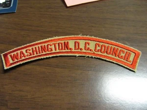 Washington, D.C. Council Khaki & Red Strip,  modern issue Historical issue  C10 - Picture 1 of 1