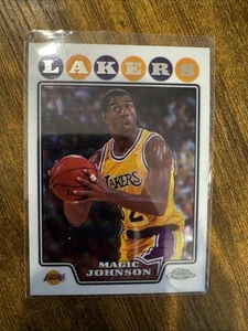 2008-09 Topps Chrome Magic Johnson #171 HOF - Picture 1 of 2
