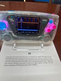 Sega Game Gear 1990s retro /Upgraded LCD, Stereo, USB-C #8