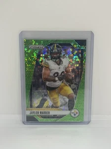 2024 Panini Prizm - #242 Jaylen Warren Neon Green No Huddle /10 - Bild 1 von 2