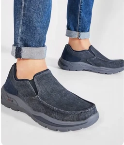 HOMBRE SKECHERS ARCH FIT MOTLEY ROLENS SLIP-ON AZUL MARINO TALLA 13!!️ENVÍO GRATUITO EL MISMO DÍA - Imagen 1 de 15