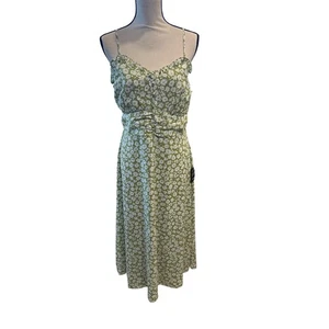 ⭐️ LuLu’s Sommerkleid Damen grün Blumen Prairie. Größe L Neu mit Etikett!  - Bild 1 von 6