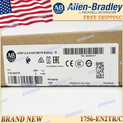 New Sealed 1756-EN2TR/C Ethernet Comunication Module ControlLogix 1756EN2TR serC - Image 1 of 4
