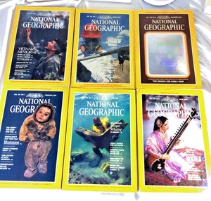 6 issues of National Geographic Magazines 1985 - Imagen 1 de 1