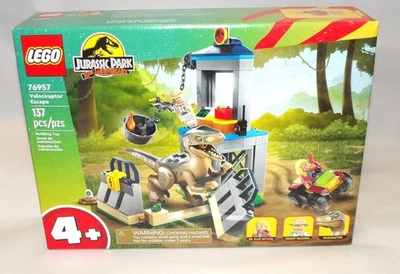 Lego 76957 Parque Jurásico Retirado 30 Aniversario Velociraptor Escape (137 piezas) Foto 1 de 4