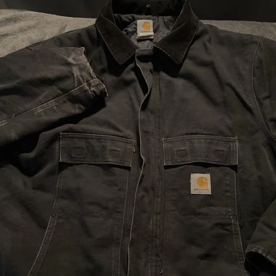 Carhartt Jacket C003 Mens XL TALL Black Traditional Arctic Quilted Made In USA - Image 1 of 4