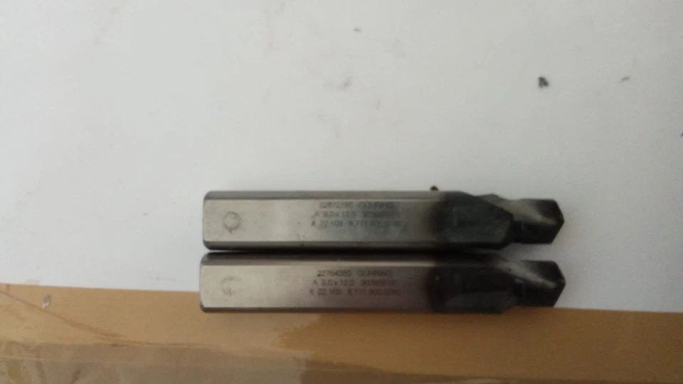 2  x Bohr werkzeug Pilot-Bohrer Gühring A 9,0 x 12 x 22 gebr, - Bild 1 von 1