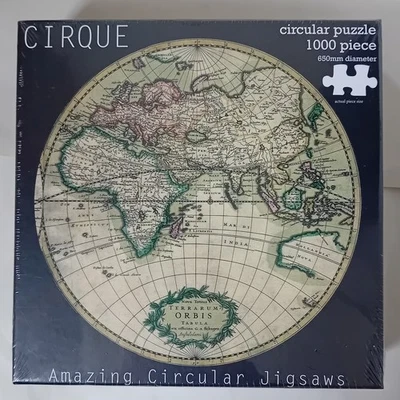 1000 PIECE "CIRQUE" AMAZING CIRCULAR JIGSAW PUZZLE BY ROBERT FREDERICK (SEALED) - Image 1 of 4