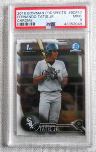 Bowman Chrome Prospects Fernando Tatis Jr 2016 #BCP17 PSA 9 como nuevo radiocontrol - Imagen 1 de 2