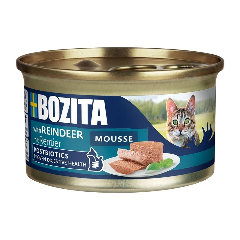 Bozita Cat Mousse Rentier | 12x 85g Katzenfutter nass - Bild 1 von 1