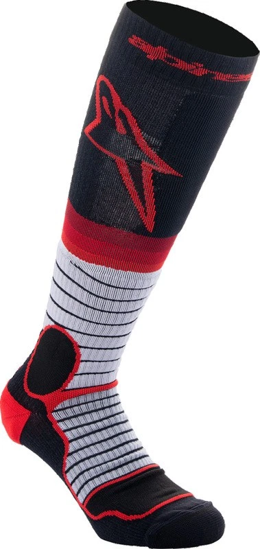 Calcetines Alpinestars MX Pro Negro Rojo Gris Talla Grande Foto 1 de 1