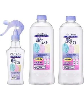 Kao Japan Wrinkle & smell removing Style Care Clothes Mist 200ml+refill 400ml×2 - Picture 1 of 2
