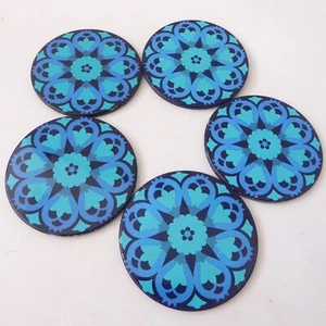 Ian Logan JRM Design vintage coasters, drink mats 1960s vintage round tin Salome - Picture 1 of 8